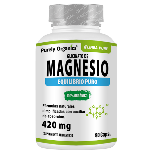 Glicinato de Magnesio Pure 90 Cápsulas